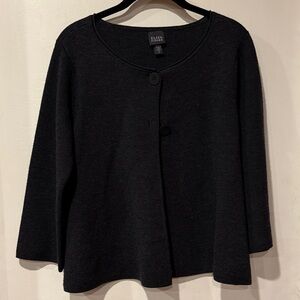 Eileen Fisher Black Button-Down Women's Shirt